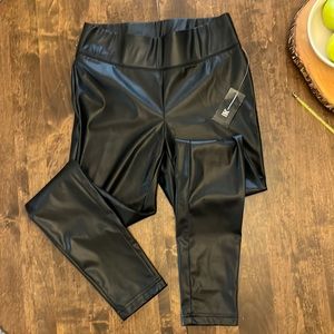 INC Faux Leather Leggings